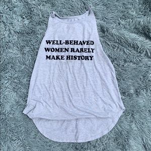 Gray tank top